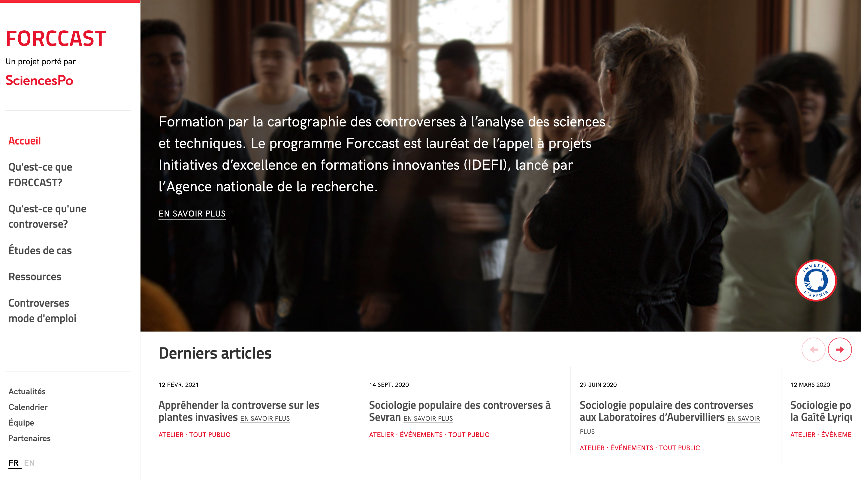 Site web de Forccast